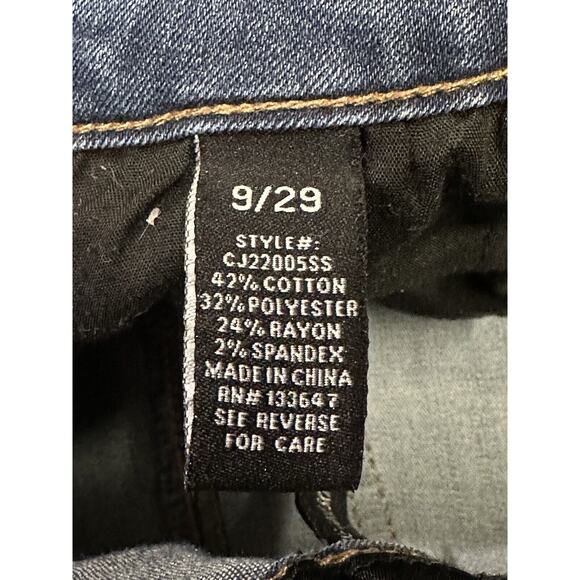 Celebrity Pink Jeans Size 9/29 Women's Mid Rise Ankle Skinny Medium Wash Denim - Picture 7 of 8